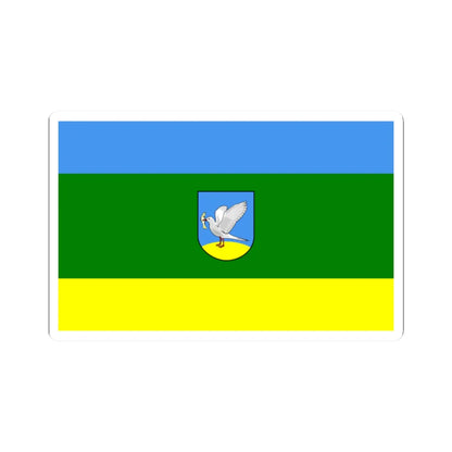 POL Gniew flag (Poland) STICKER Vinyl Kiss-Cut Decal 2 Inch White - The Sticker Space