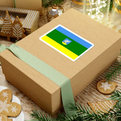 POL Gniew flag (Poland) STICKER Vinyl Kiss-Cut Decal - The Sticker Space