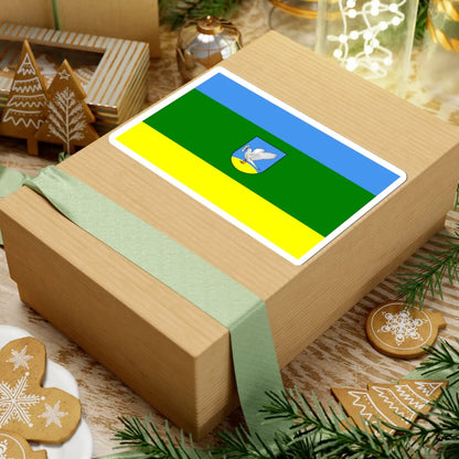 POL Gniew flag (Poland) STICKER Vinyl Kiss-Cut Decal - The Sticker Space