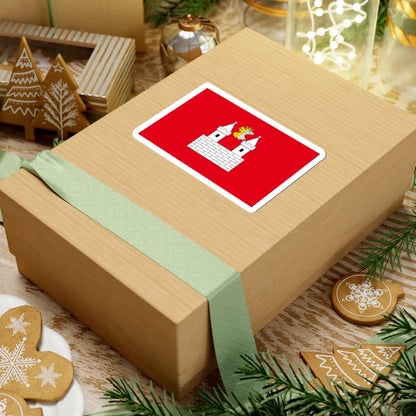 POL Gniewkowo flag (Poland) STICKER Vinyl Kiss-Cut Decal - The Sticker Space