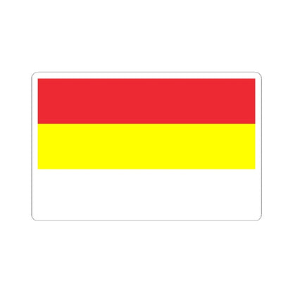 POL Gogolin flag (Poland) STICKER Vinyl Kiss-Cut Decal 6 Inch White - The Sticker Space