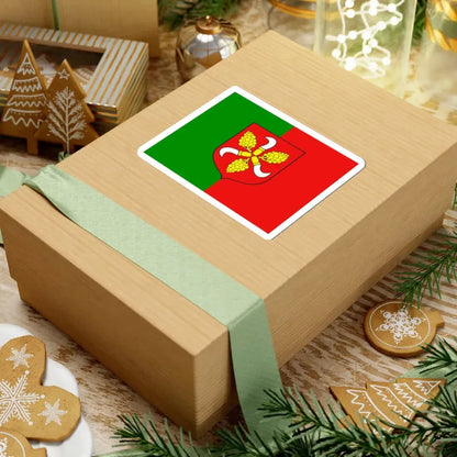 POL Głogowek flag (Poland) STICKER Vinyl Kiss-Cut Decal - The Sticker Space