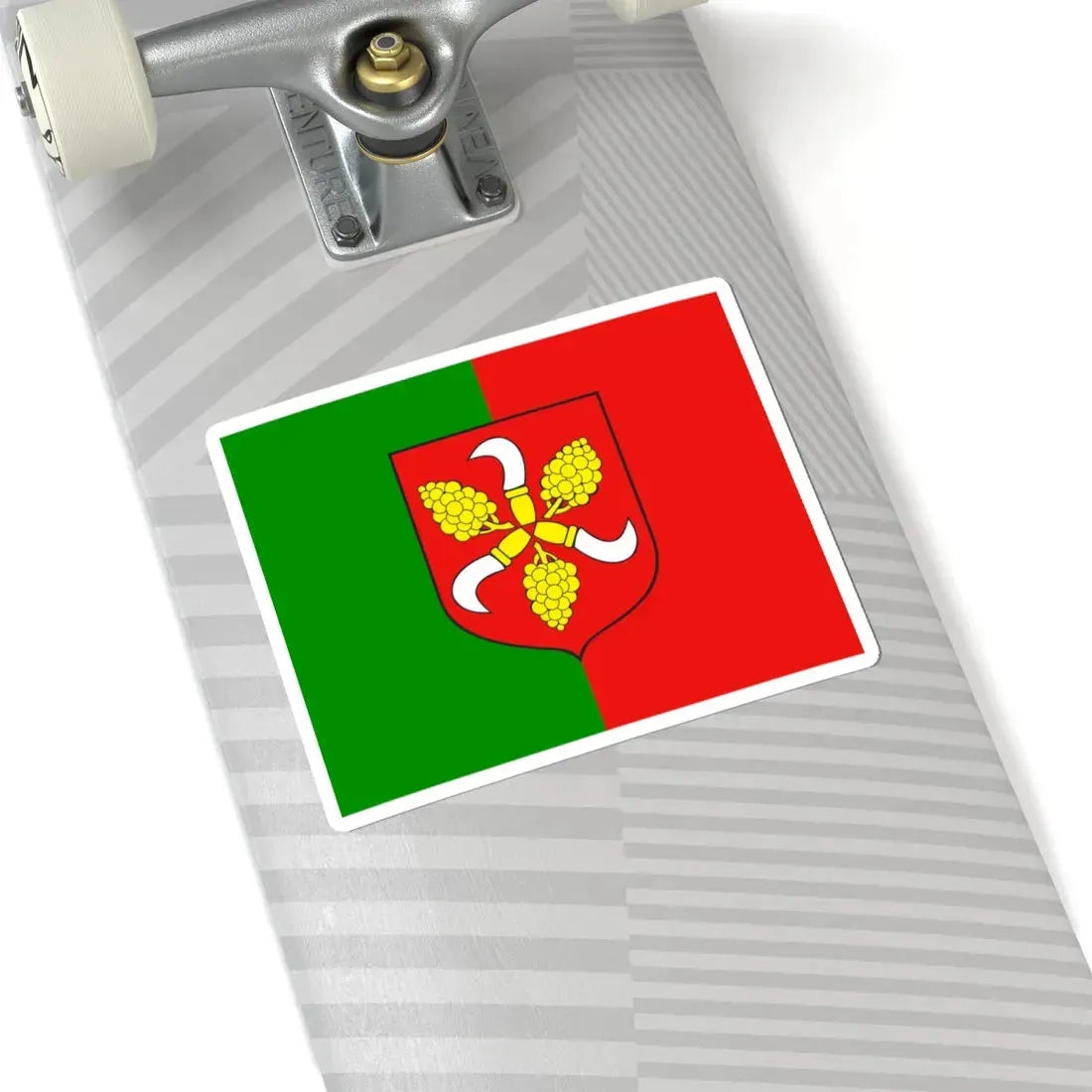 POL Głogowek flag (Poland) STICKER Vinyl Kiss-Cut Decal - The Sticker Space