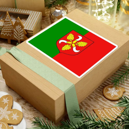 POL Głogowek flag (Poland) STICKER Vinyl Kiss-Cut Decal - The Sticker Space