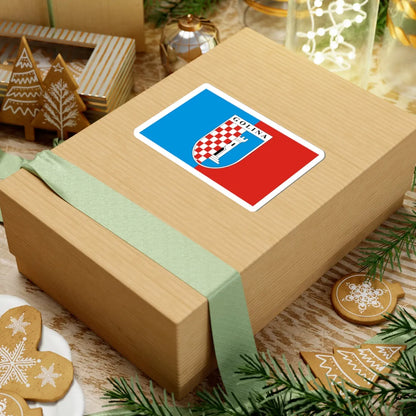 POL Golina flag (Poland) STICKER Vinyl Kiss-Cut Decal - The Sticker Space