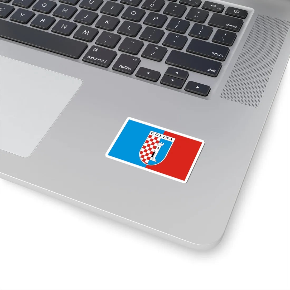 POL Golina flag (Poland) STICKER Vinyl Kiss-Cut Decal - The Sticker Space