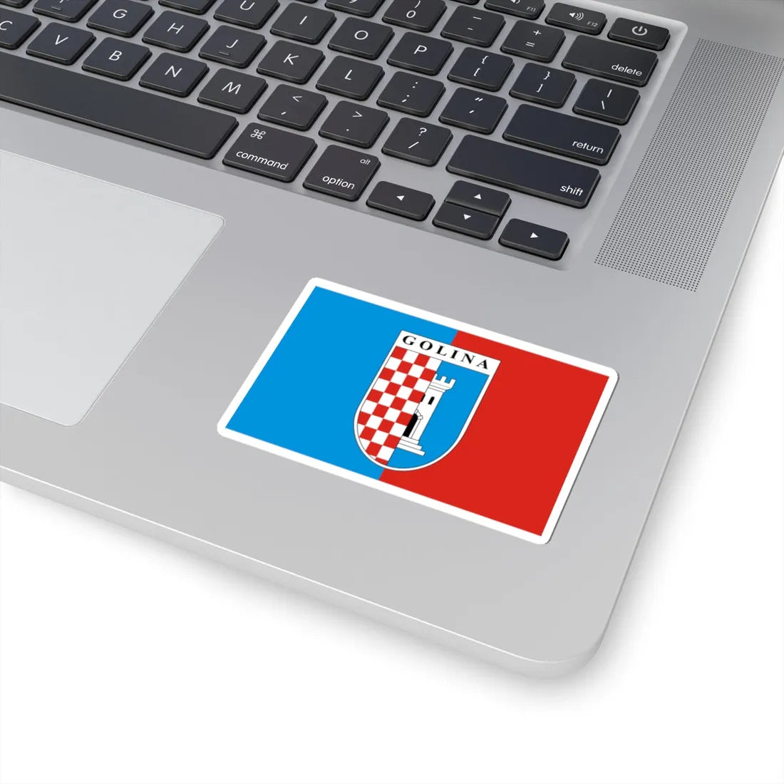 POL Golina flag (Poland) STICKER Vinyl Kiss-Cut Decal - The Sticker Space