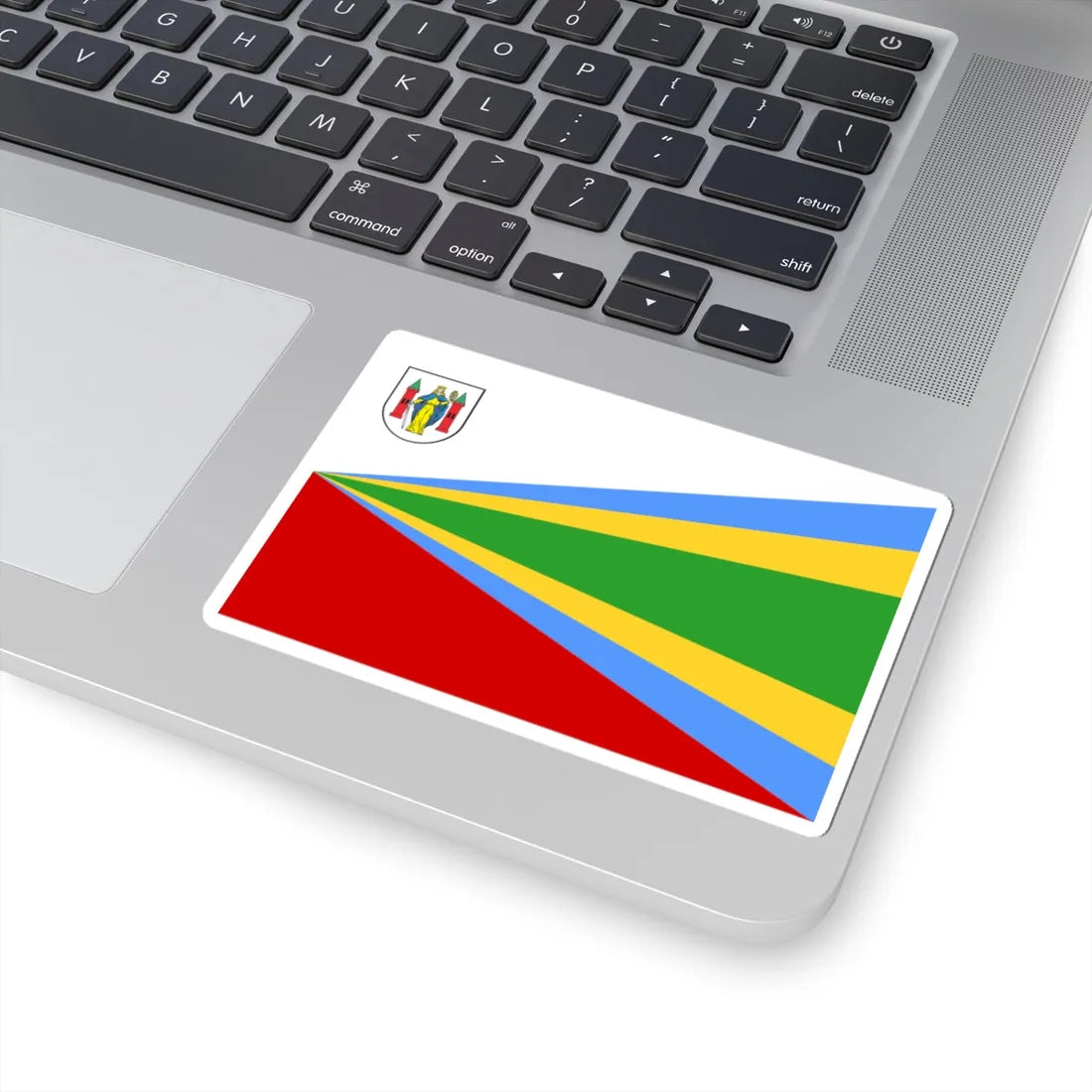 POL Gora flag (Poland) STICKER Vinyl Kiss-Cut Decal - The Sticker Space