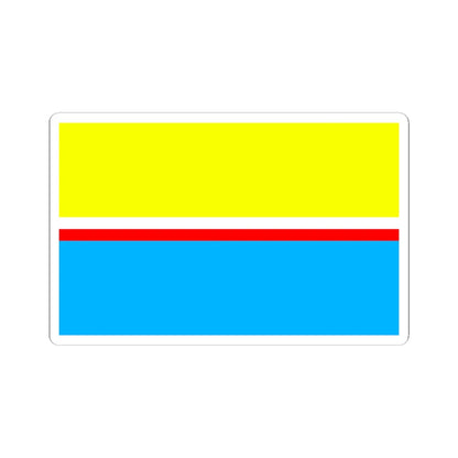 POL Gora Kalwaria flag (Poland) STICKER Vinyl Kiss-Cut Decal 3 Inch White - The Sticker Space