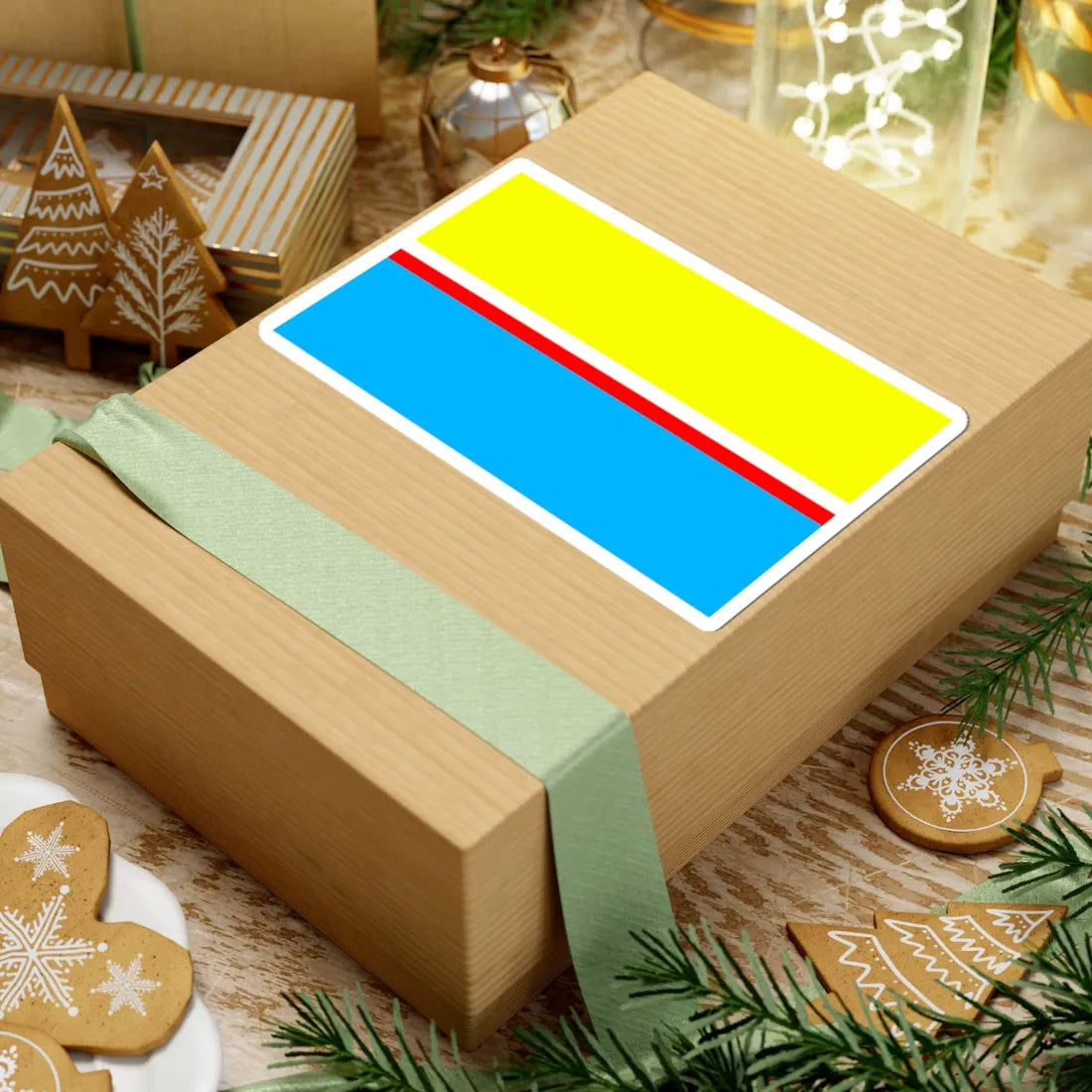 POL Gora Kalwaria flag (Poland) STICKER Vinyl Kiss-Cut Decal - The Sticker Space