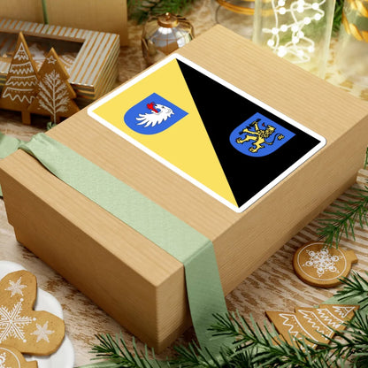 POL Gorlice flag (Poland) STICKER Vinyl Kiss-Cut Decal - The Sticker Space