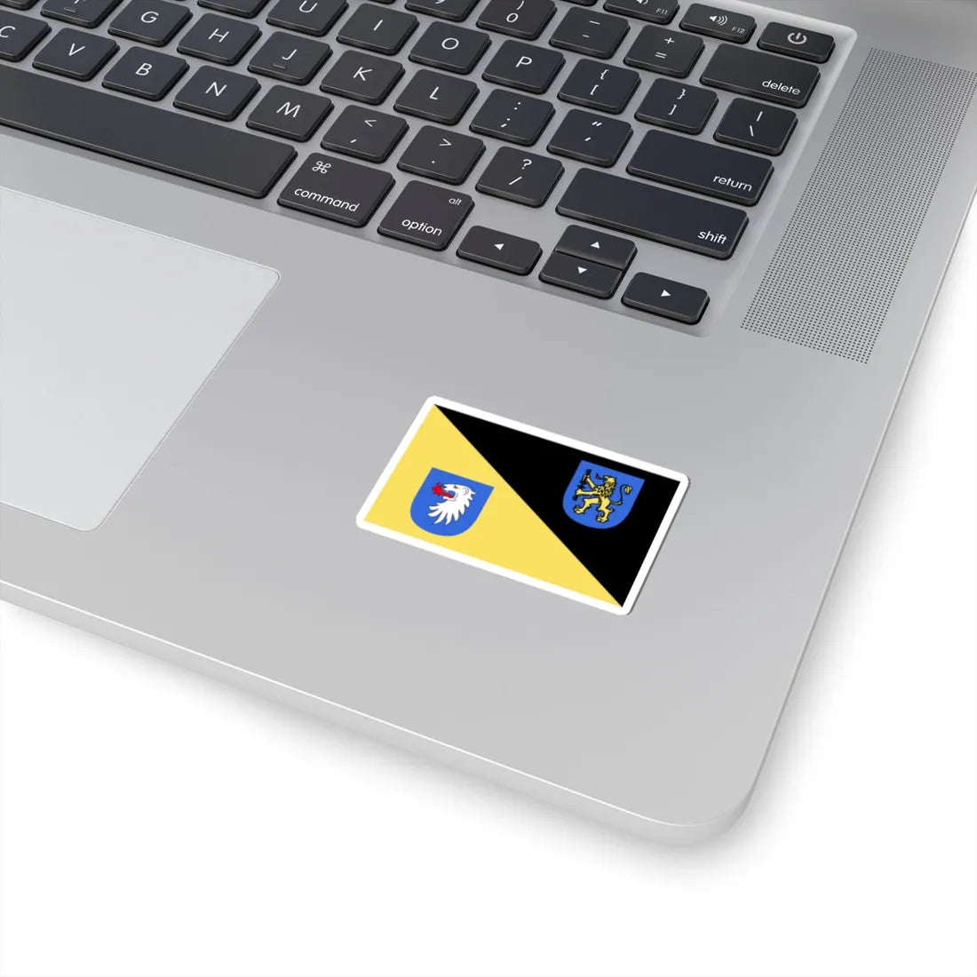 POL Gorlice flag (Poland) STICKER Vinyl Kiss-Cut Decal - The Sticker Space