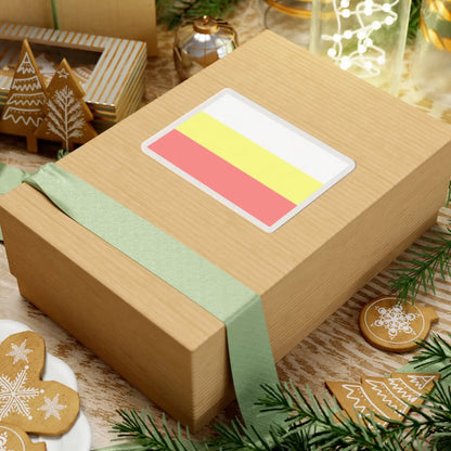 POL grodkow flag (Poland) STICKER Vinyl Kiss-Cut Decal - The Sticker Space