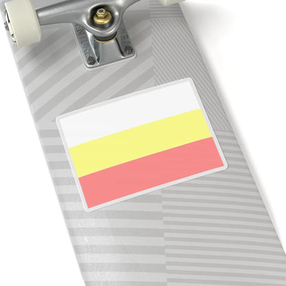 POL grodkow flag (Poland) STICKER Vinyl Kiss-Cut Decal - The Sticker Space