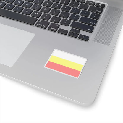 POL grodkow flag (Poland) STICKER Vinyl Kiss-Cut Decal - The Sticker Space