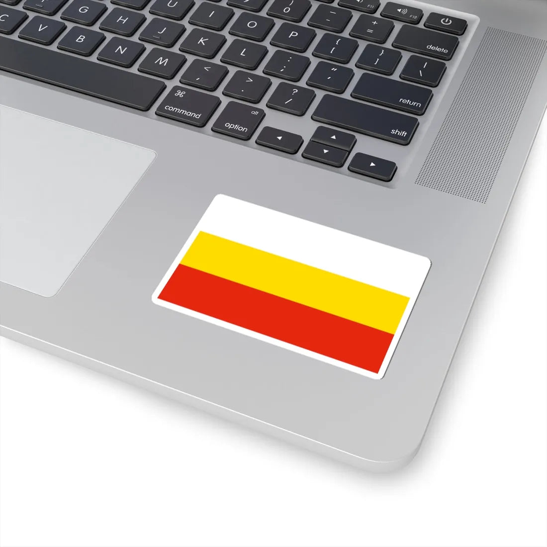 POL Gubin flag (Poland) STICKER Vinyl Kiss-Cut Decal - The Sticker Space