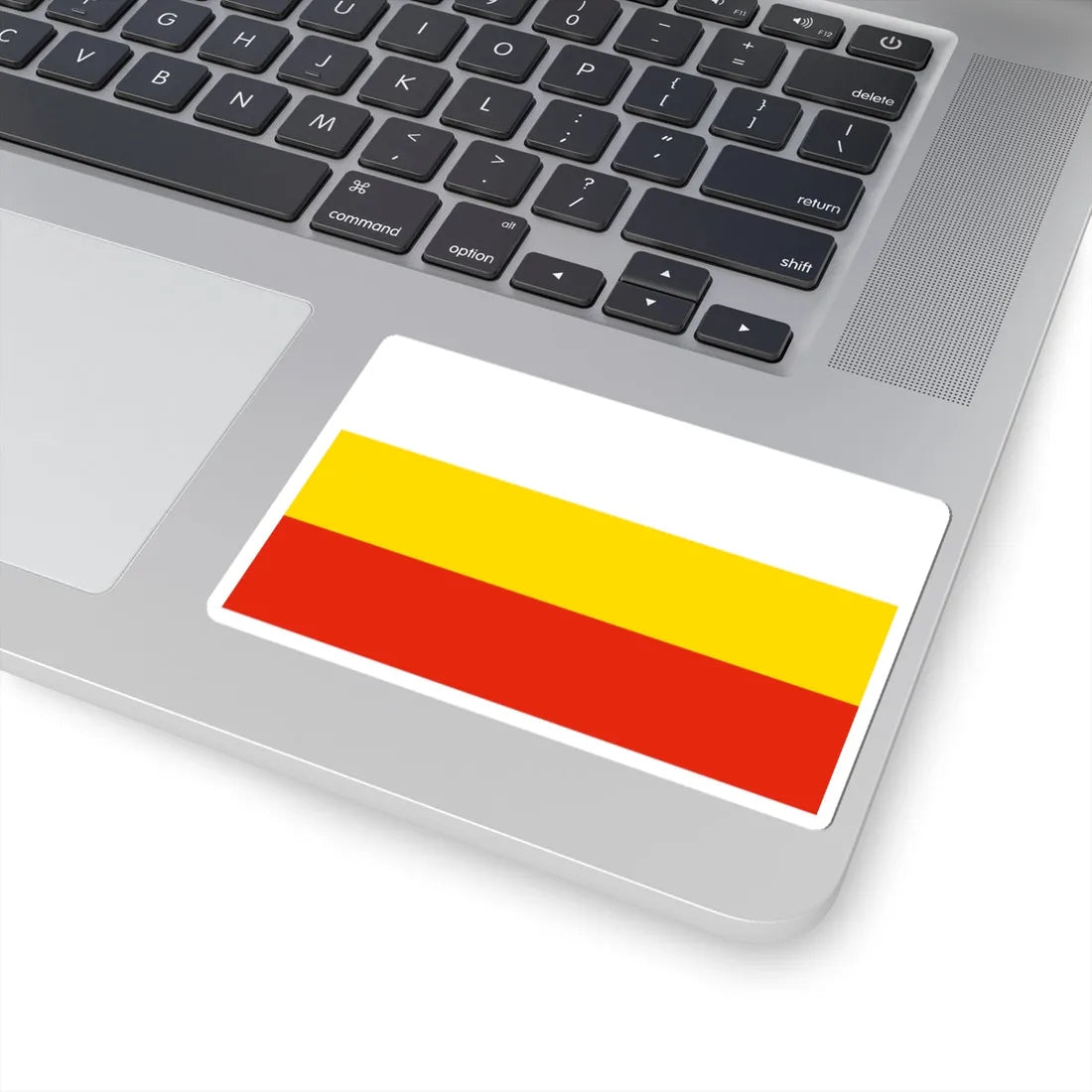 POL Gubin flag (Poland) STICKER Vinyl Kiss-Cut Decal - The Sticker Space