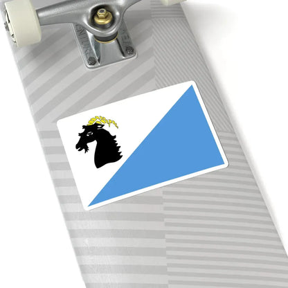 POL Głuchołazy flag (Poland) STICKER Vinyl Kiss-Cut Decal - The Sticker Space