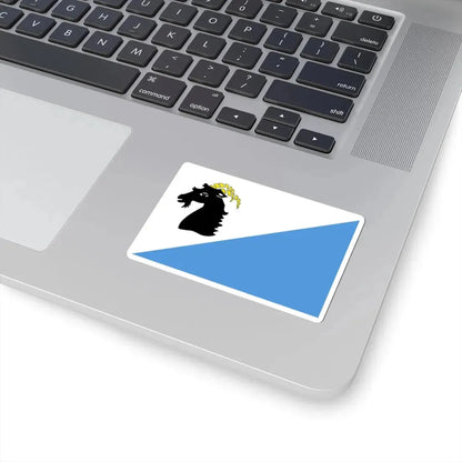 POL Głuchołazy flag (Poland) STICKER Vinyl Kiss-Cut Decal - The Sticker Space