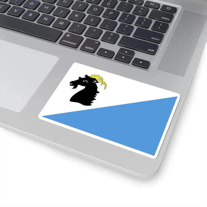 POL Głuchołazy flag (Poland) STICKER Vinyl Kiss-Cut Decal - The Sticker Space