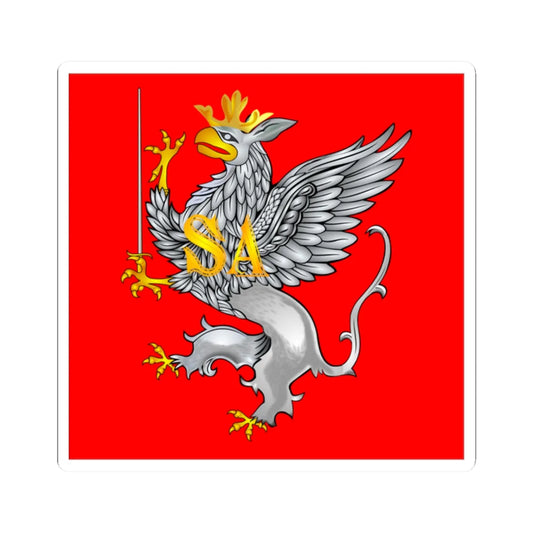 POL Inflanty IRP Flag (Latvia) STICKER Vinyl Kiss-Cut Decal 2 Inch White - The Sticker Space