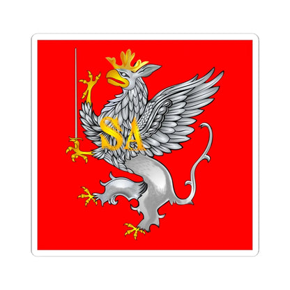 POL Inflanty IRP Flag (Latvia) STICKER Vinyl Kiss-Cut Decal 4 Inch White - The Sticker Space