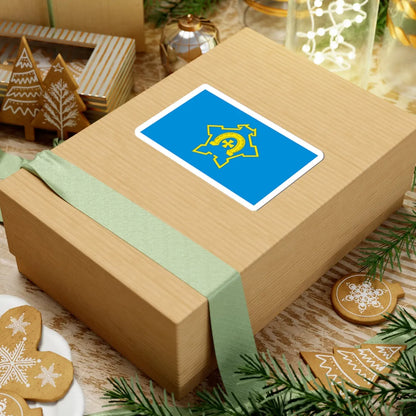 POL Iwaniska flag (Poland) STICKER Vinyl Kiss-Cut Decal - The Sticker Space