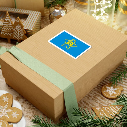 POL Iwaniska flag (Poland) STICKER Vinyl Kiss-Cut Decal - The Sticker Space