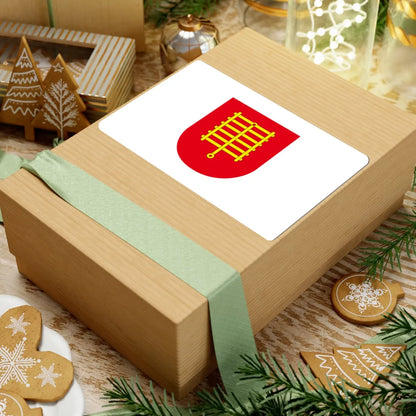 POL Jaraczewo flag (Poland) STICKER Vinyl Kiss-Cut Decal - The Sticker Space