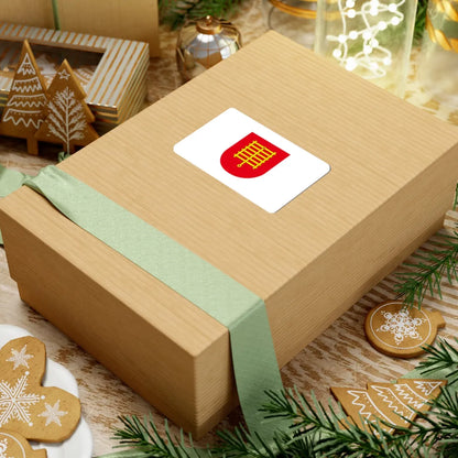 POL Jaraczewo flag (Poland) STICKER Vinyl Kiss-Cut Decal - The Sticker Space