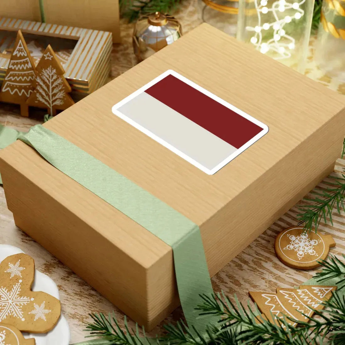 POL Jarosław flag (Poland) STICKER Vinyl Kiss-Cut Decal - The Sticker Space