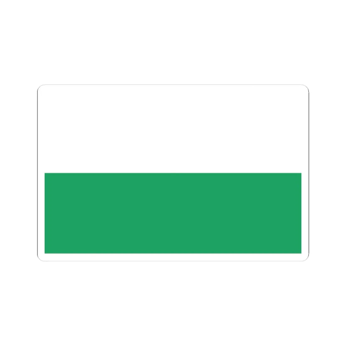 POL Jaworzno flag (Poland) STICKER Vinyl Kiss-Cut Decal 2 Inch White - The Sticker Space