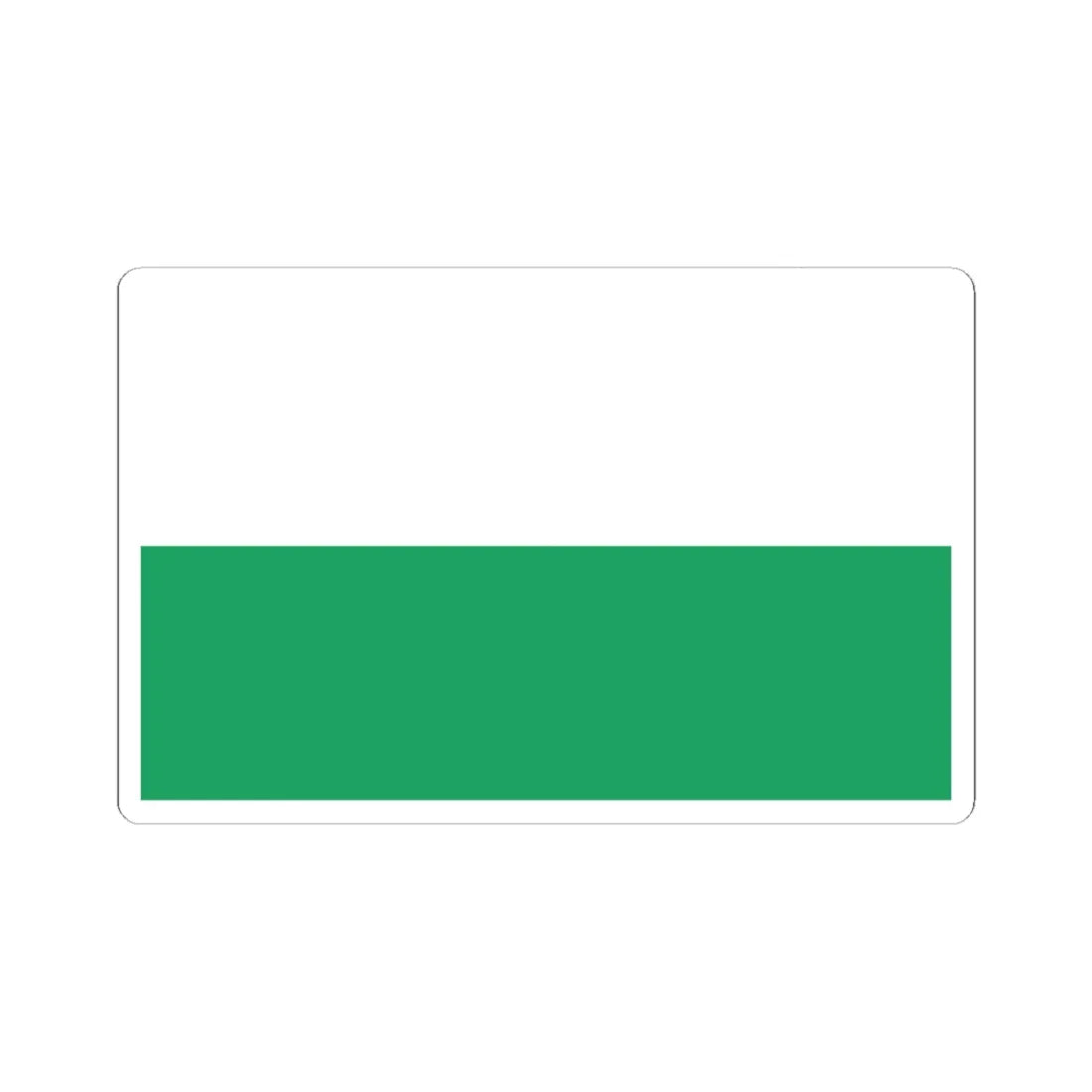 POL Jaworzno flag (Poland) STICKER Vinyl Kiss-Cut Decal 4 Inch White - The Sticker Space