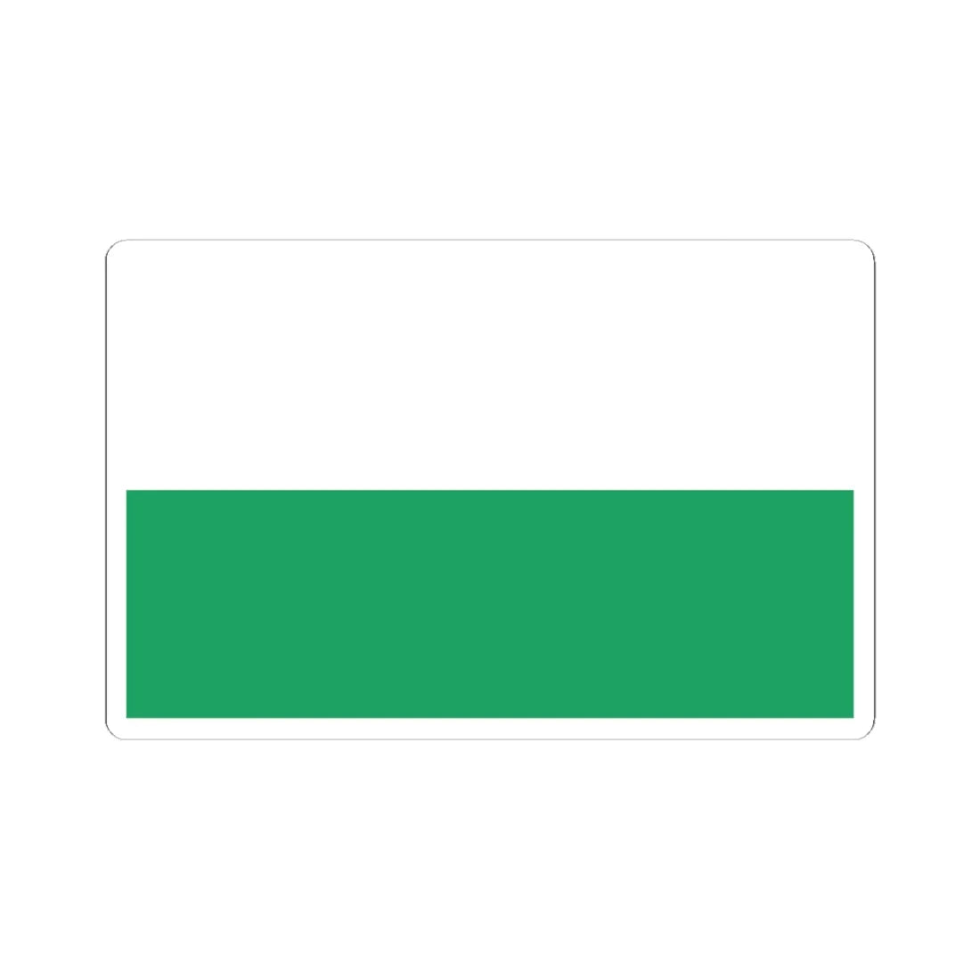 POL Jaworzno flag (Poland) STICKER Vinyl Kiss-Cut Decal 6 Inch White - The Sticker Space