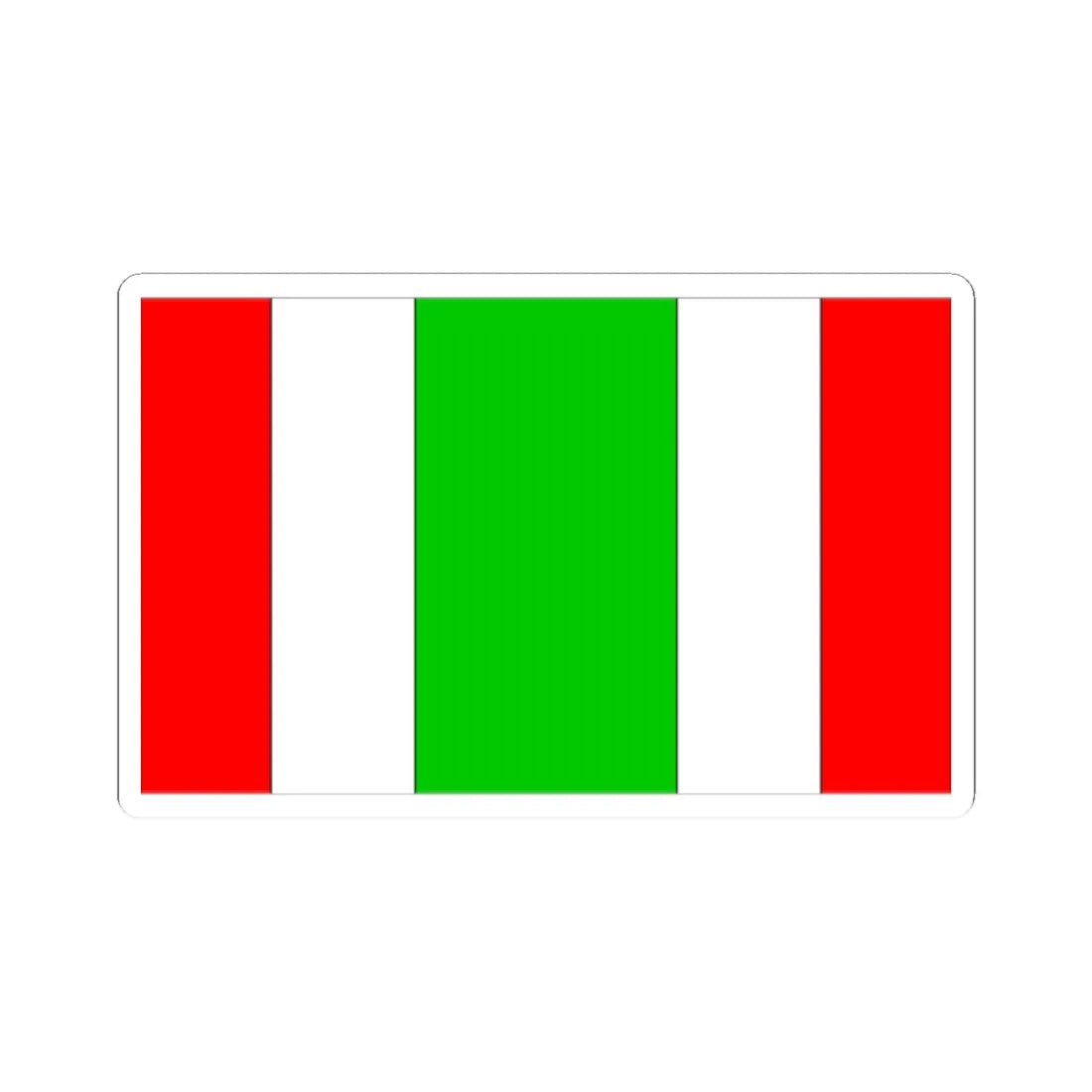 POL Jedlina-Zdroj flag (Poland) STICKER Vinyl Kiss-Cut Decal 2 Inch White - The Sticker Space