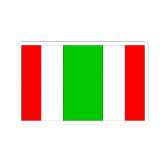 POL Jedlina-Zdroj flag (Poland) STICKER Vinyl Kiss-Cut Decal 2 Inch White - The Sticker Space