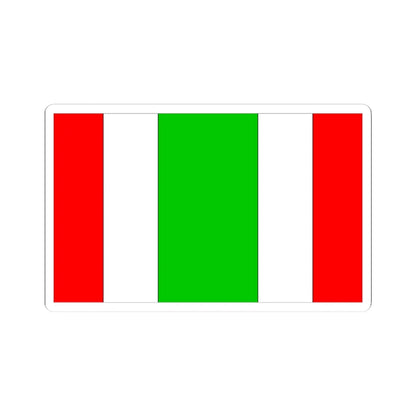 POL Jedlina-Zdroj flag (Poland) STICKER Vinyl Kiss-Cut Decal 3 Inch White - The Sticker Space