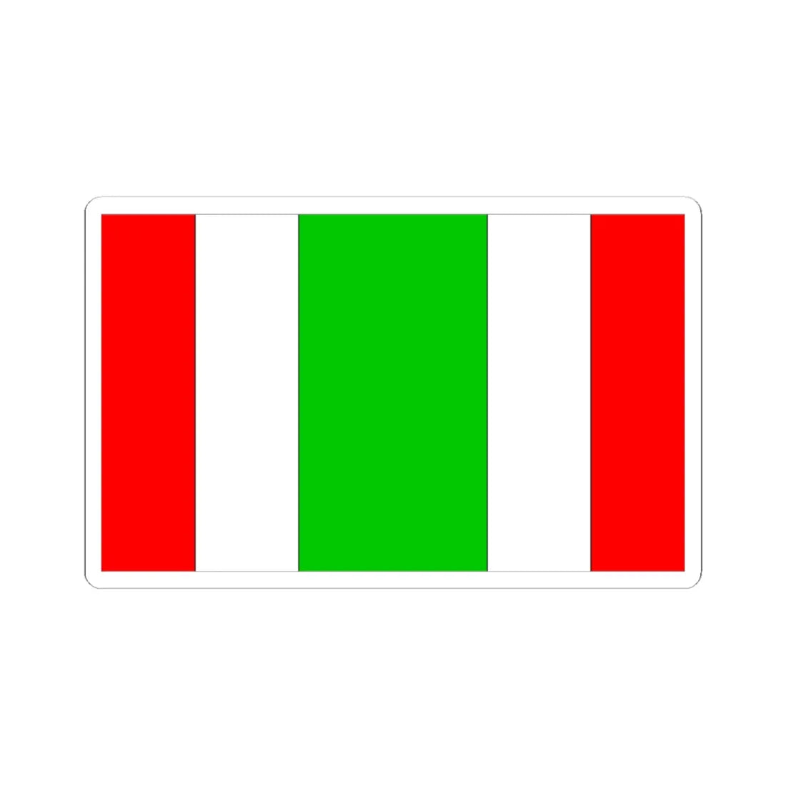 POL Jedlina-Zdroj flag (Poland) STICKER Vinyl Kiss-Cut Decal 4 Inch White - The Sticker Space