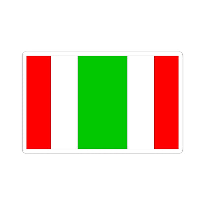 POL Jedlina-Zdroj flag (Poland) STICKER Vinyl Kiss-Cut Decal 4 Inch White - The Sticker Space