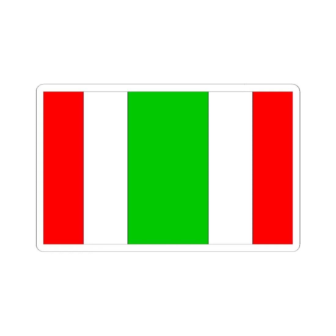 POL Jedlina-Zdroj flag (Poland) STICKER Vinyl Kiss-Cut Decal 6 Inch White - The Sticker Space