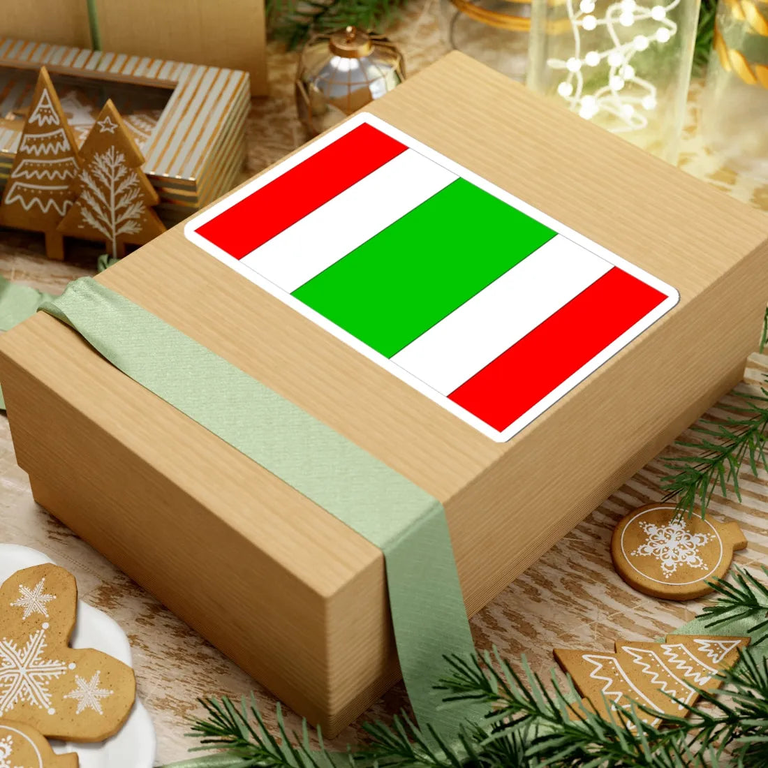 POL Jedlina-Zdroj flag (Poland) STICKER Vinyl Kiss-Cut Decal - The Sticker Space