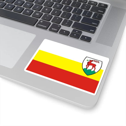 POL Jelenia Gora flag (Poland) STICKER Vinyl Kiss-Cut Decal - The Sticker Space