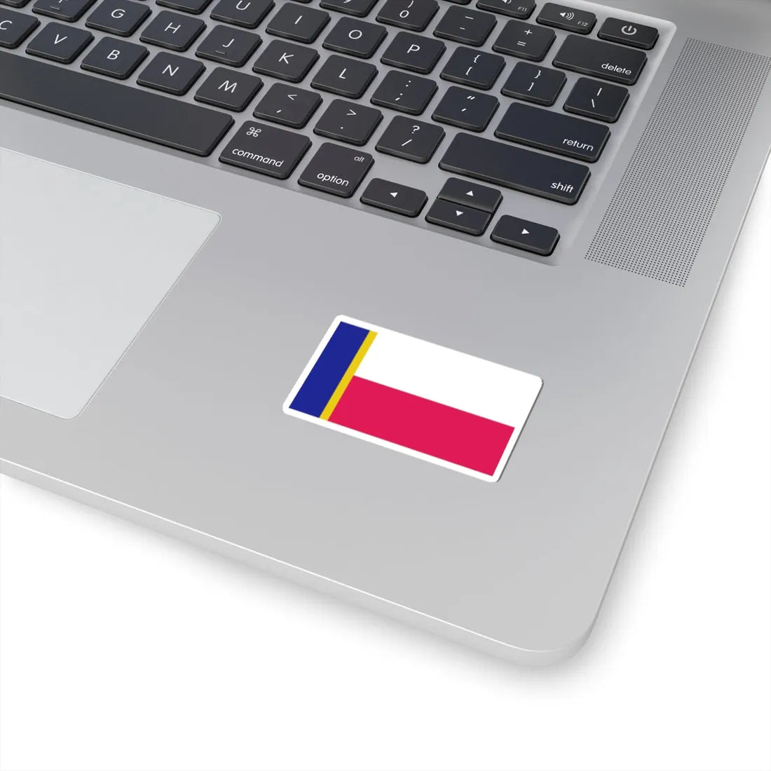 POL Jozefow flag (Poland) STICKER Vinyl Kiss-Cut Decal - The Sticker Space