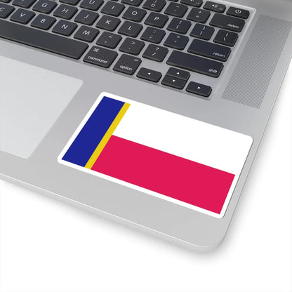 POL Jozefow flag (Poland) STICKER Vinyl Kiss-Cut Decal - The Sticker Space