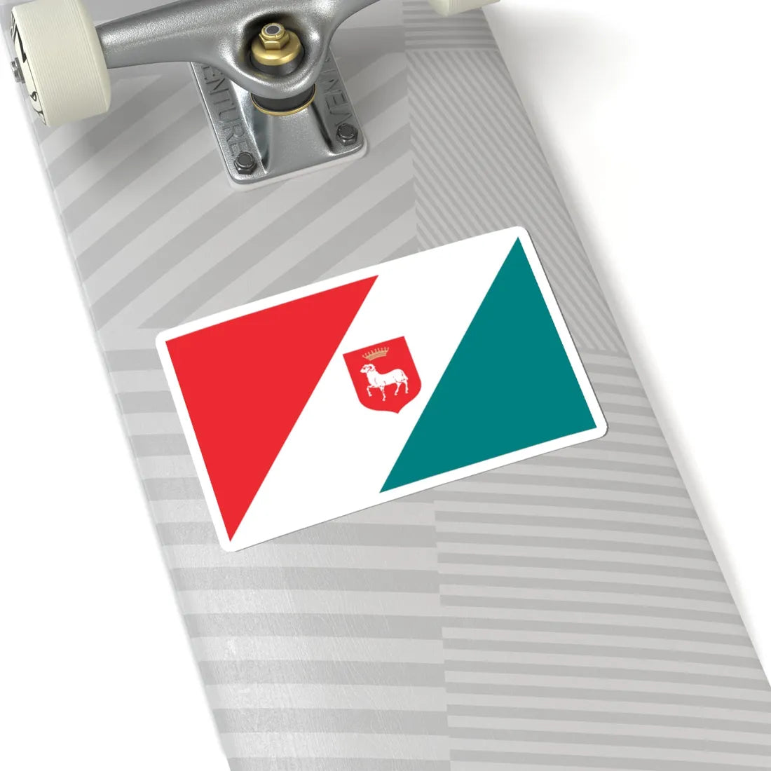 POL Karczew flag (Poland) STICKER Vinyl Kiss-Cut Decal - The Sticker Space