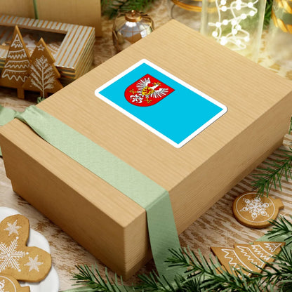 POL Kargowa flag (Poland) STICKER Vinyl Kiss-Cut Decal - The Sticker Space