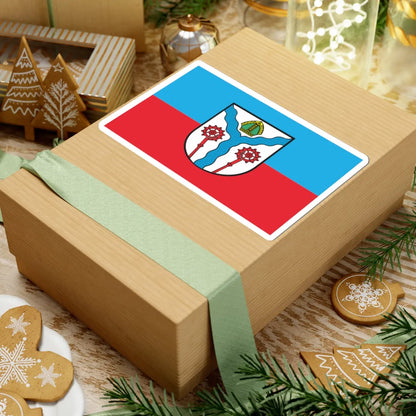 POL Karlino flag (Poland) STICKER Vinyl Kiss-Cut Decal - The Sticker Space