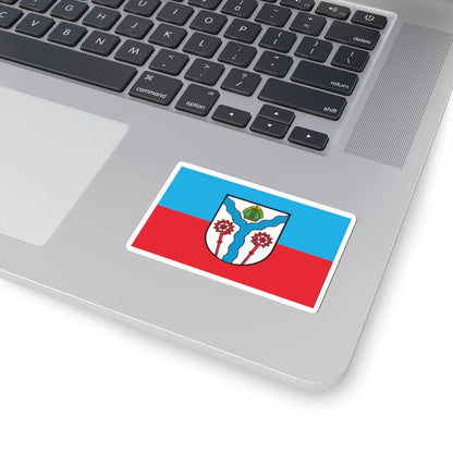 POL Karlino flag (Poland) STICKER Vinyl Kiss-Cut Decal - The Sticker Space