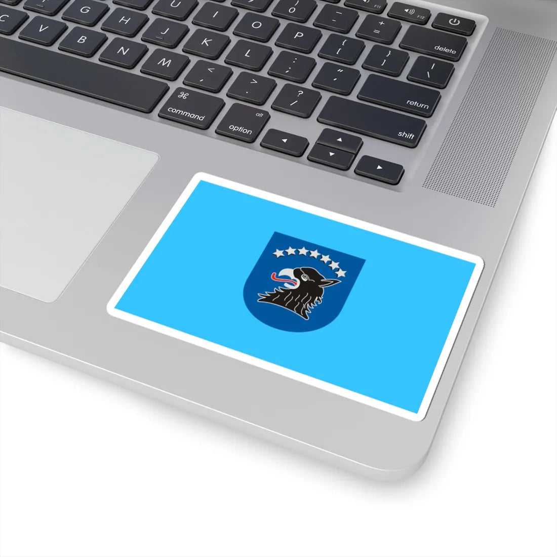 POL Kartuzy flag (Poland) STICKER Vinyl Kiss-Cut Decal - The Sticker Space