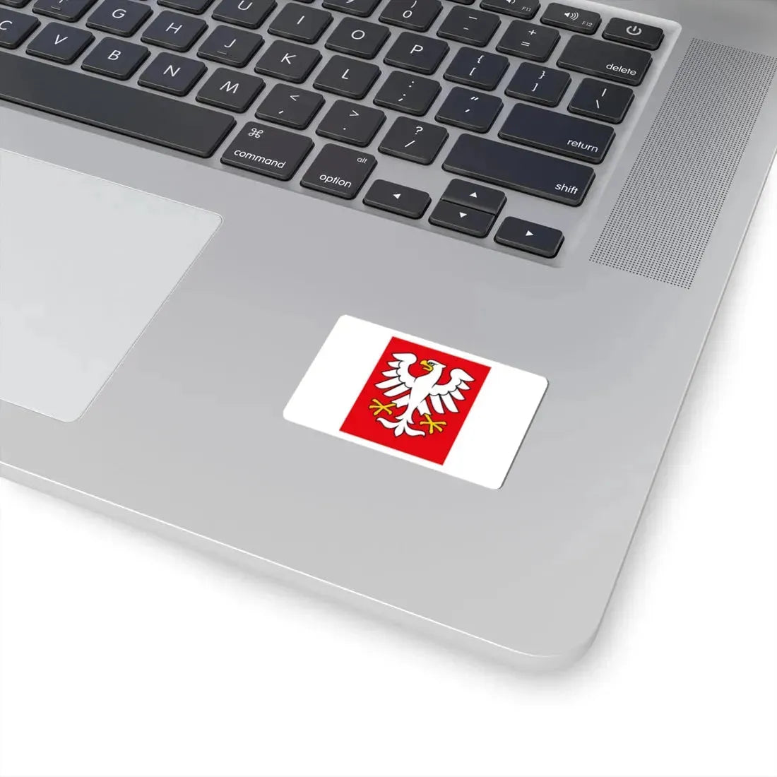 POL Kłecko flag (Poland) STICKER Vinyl Kiss-Cut Decal - The Sticker Space